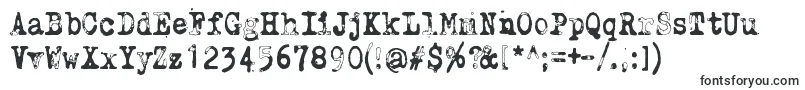 Шрифт WhyDoWeBlinkSoFrequentlyJungle – художественные шрифты