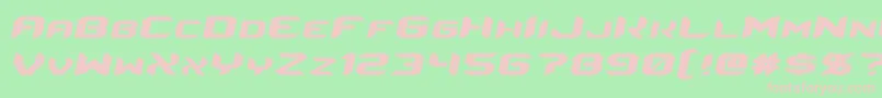 EnergonItalic Font – Pink Fonts on Green Background