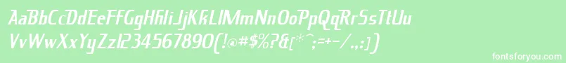 KingRichard Font – White Fonts on Green Background
