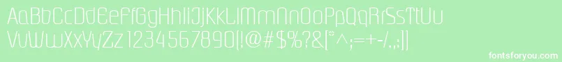 Lisätietoja PasadenalRegular-fontista PasadenalRegular-fontti – valkoiset fontit vihreällä taustalla