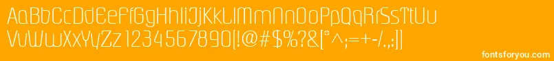 Подробнее о шрифте PasadenalRegular Шрифт PasadenalRegular – белые шрифты на оранжевом фоне