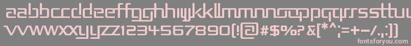 RepublikaIi Font – Pink Fonts on Gray Background