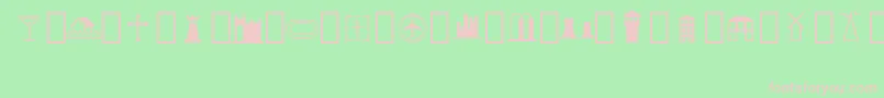 MapinfoRealEstate Font – Pink Fonts on Green Background