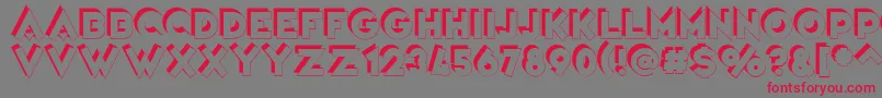 VarietРІCirque Font – Red Fonts on Gray Background