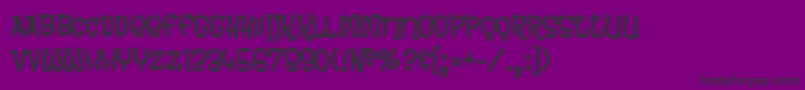 Brewsky Font – Black Fonts on Purple Background