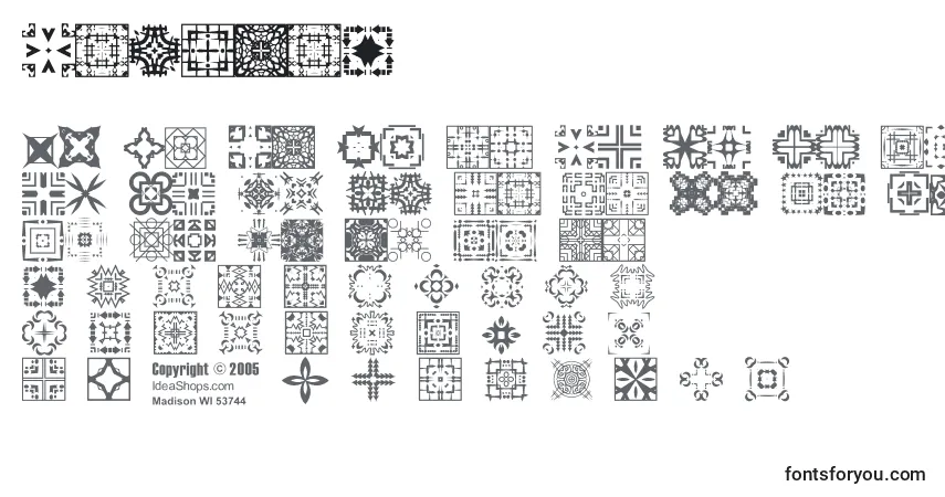 Schriftart Fontco1 – Alphabet, Zahlen, spezielle Symbole