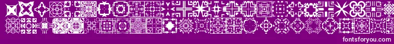 Fontco1 Font – White Fonts on Purple Background
