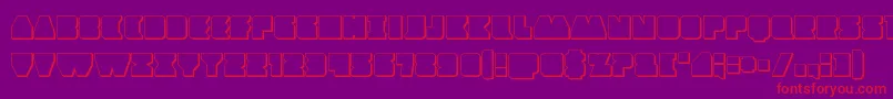 More about Contourofduty3D Font Contourofduty3D Font – Red Fonts on Purple Background