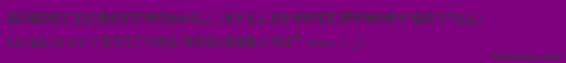 Electricfeel Font – Black Fonts on Purple Background