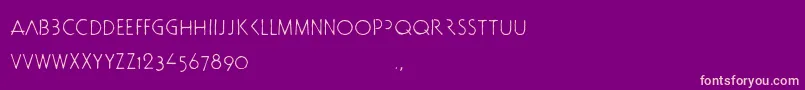 Docbtrial Font – Pink Fonts on Purple Background