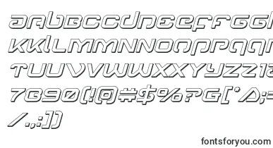 Gunrunner3Dital font – crisp Fonts