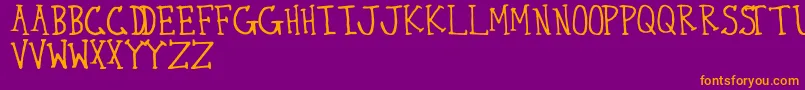 More about ThirtySeven Font ThirtySeven Font – Orange Fonts on Purple Background