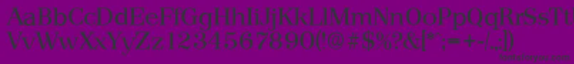 PriamosserialRegular Font – Black Fonts on Purple Background