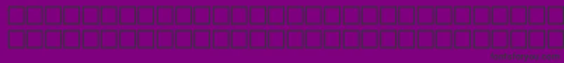HandyfontRegular-fontti – mustat fontit violetilla taustalla