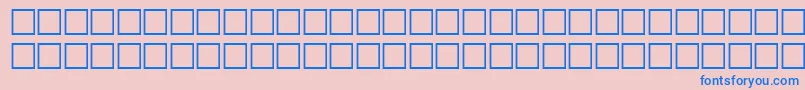 Шрифт HandyfontRegular – синие шрифты на розовом фоне
