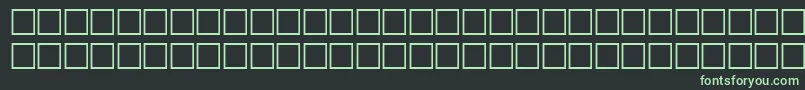 Шрифт HandyfontRegular – зелёные шрифты на чёрном фоне