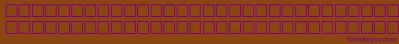 Шрифт HandyfontRegular – фиолетовые шрифты на коричневом фоне
