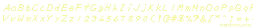 Zeldadxt-fontti – keltaiset fontit