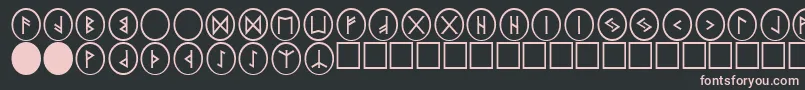 PrRnst2 Font – Pink Fonts on Black Background