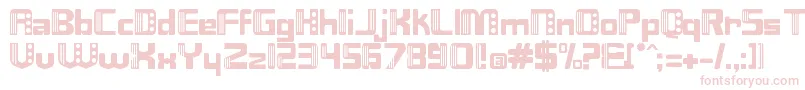 Nix Font – Pink Fonts on White Background
