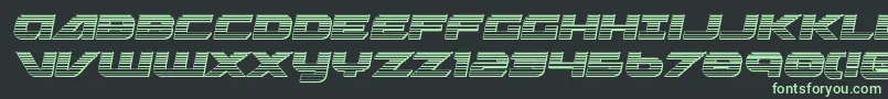 Graymalkinchrome Font – Green Fonts on Black Background
