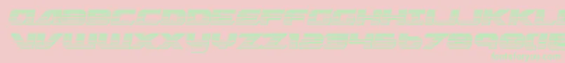 Graymalkinchrome Font – Green Fonts on Pink Background