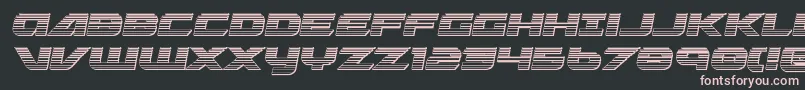 Graymalkinchrome Font – Pink Fonts on Black Background