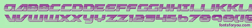 Graymalkinchrome Font – Purple Fonts on Green Background