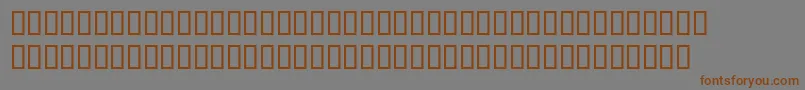 BulmerMtRegularAltItalic Font – Brown Fonts on Gray Background