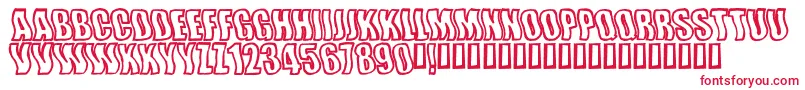 Wishful Font – Red Fonts on White Background