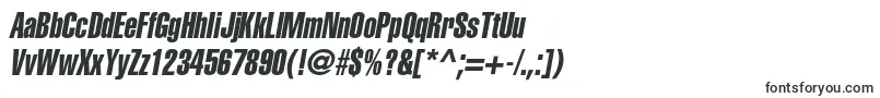 Шрифт AglettericaextracompressedcItalic – шрифты Sonic