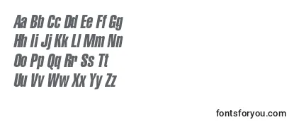 Обзор шрифта AglettericaextracompressedcItalic