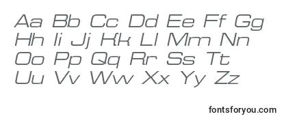 Обзор шрифта EurofontextendedcItalic