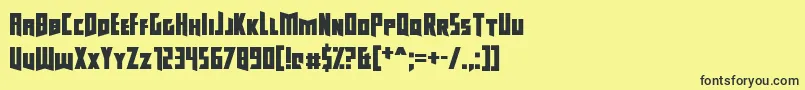 Lovesauce Font – Black Fonts on Yellow Background