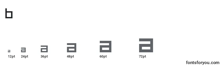 Bitlow Font Sizes