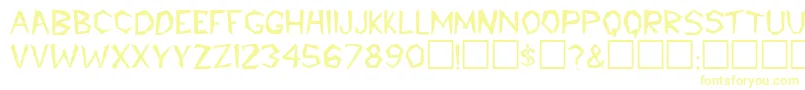 CaroleeRegular Font – Yellow Fonts