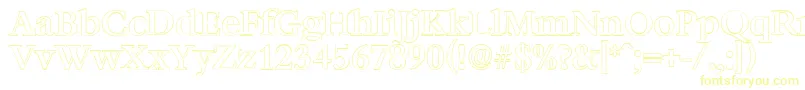 BernsteinoutlineMediumRegular Font – Yellow Fonts