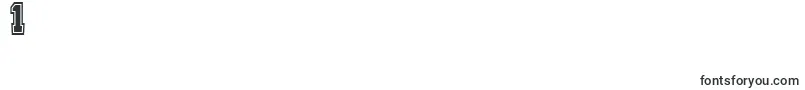 QuaterbackFightCampus Font – Fonts for Digit 1
