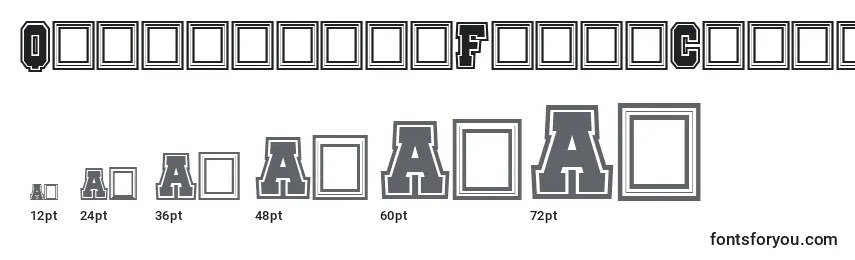 QuaterbackFightCampus Font Sizes