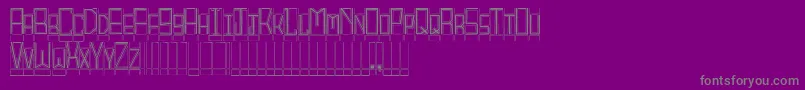 More about Blocto Font Blocto Font – Gray Fonts on Purple Background