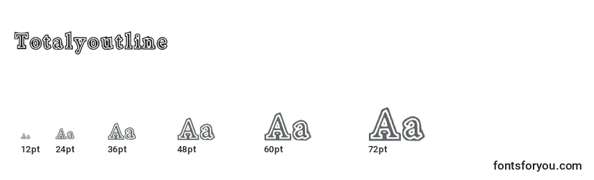 Totalyoutline Font Sizes