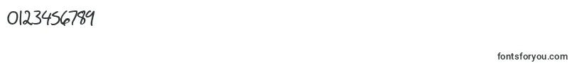 SfScribbledSansScBold Font – Fonts for Numbers and Digits