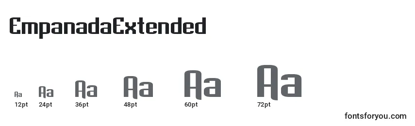 EmpanadaExtended Font Sizes