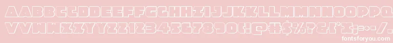 Jedisf3D Font – White Fonts on Pink Background