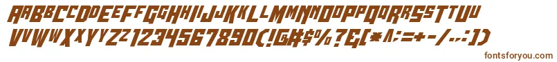 Шрифт Wbv5cond – коричневые шрифты на белом фоне