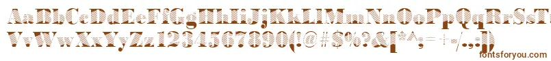 BodoniarrowRegular Font – Brown Fonts