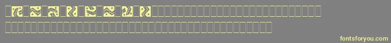 fuente ArribaArribaPiLetPlain.1.0 – Fuentes Amarillas Sobre Fondo Gris