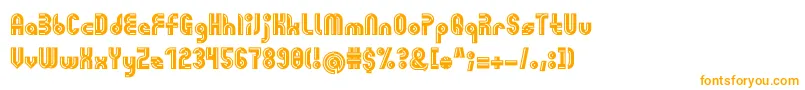 Giovanni Font – Orange Fonts on White Background