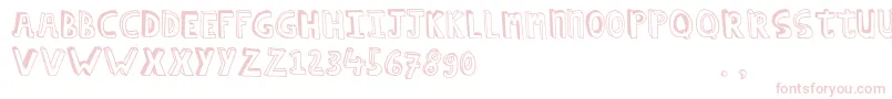 Hcapstrial Font – Pink Fonts