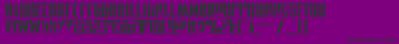 Timberwolfextraexpand2 Font – Black Fonts on Purple Background